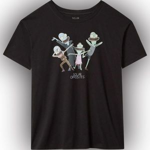 TORRID SIZE 6 (30) NWT Solar Opposites Relaxed Fit Cotton T SHIRT